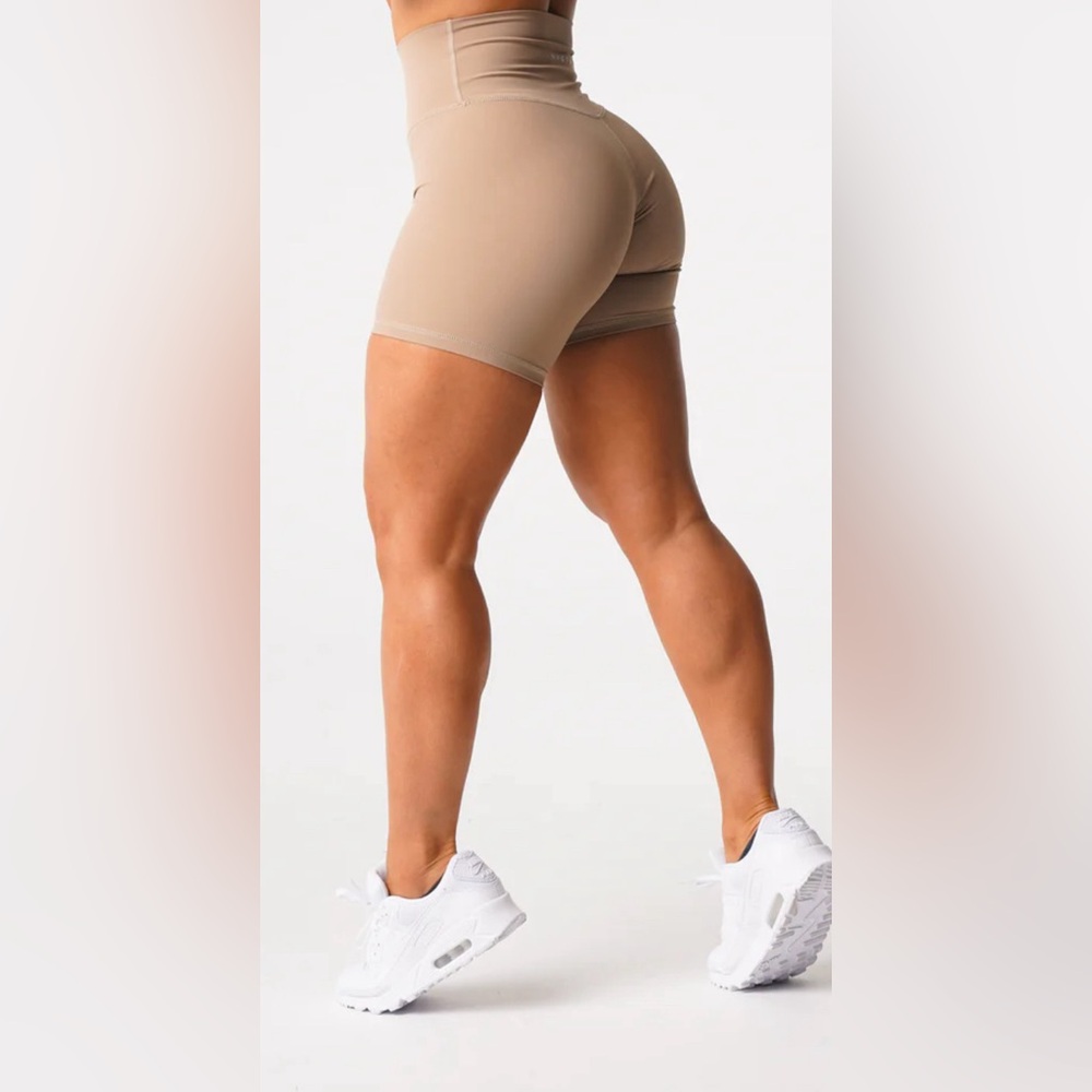 Pre-owned NVGTN Latte Signature 2.0 Shorts great  condition